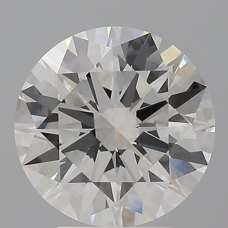 3.58ct Round, F VVS2 — IGI