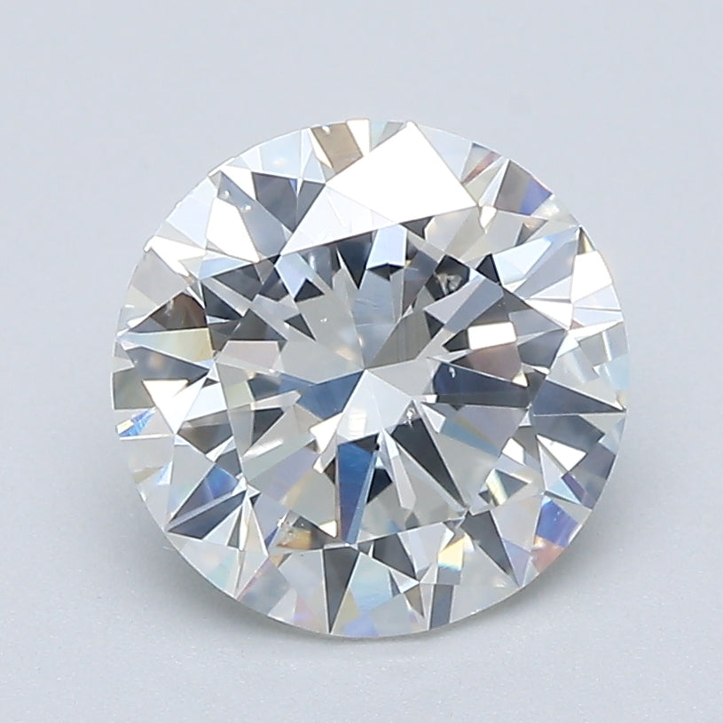 2.0ct Round Natural Diamond — H SI1, GIA Certified