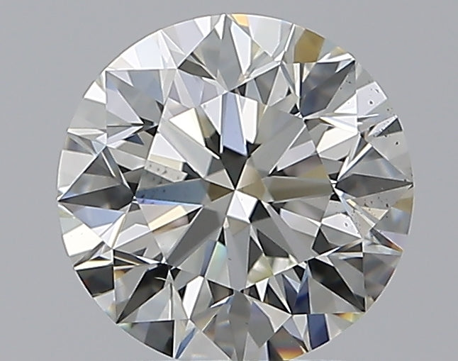 2.0ct Round Natural Diamond — J SI1, GIA Certified