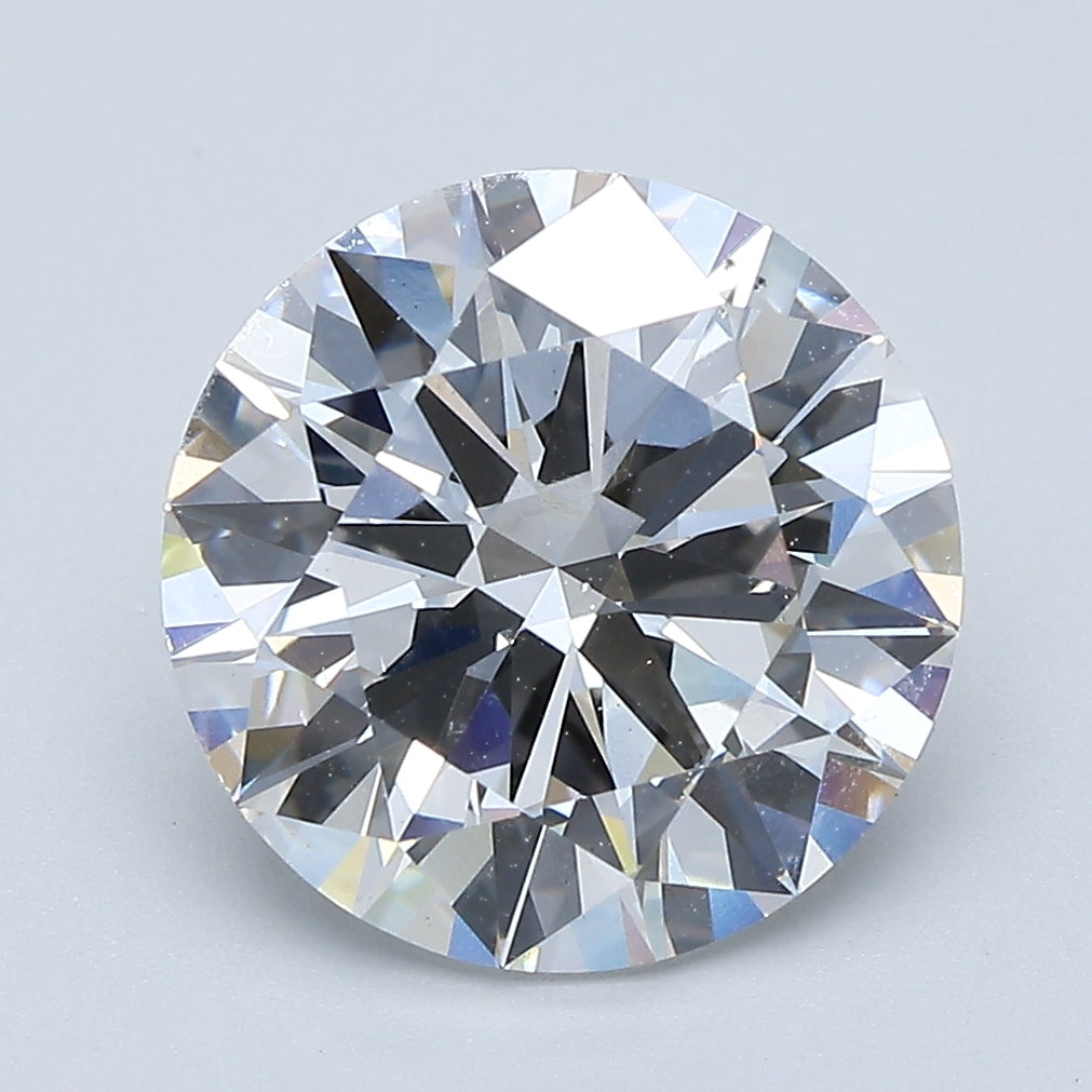 4.04ct Round, E VS2 — IGI