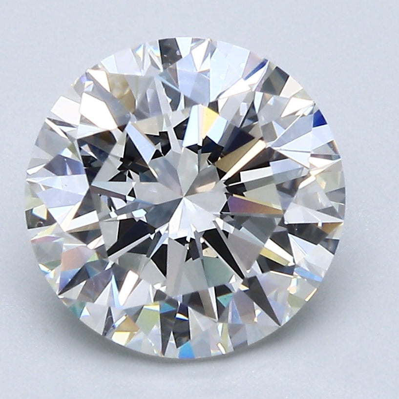 3.0ct Round, F VS1 — GIA