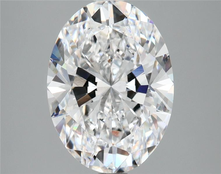 3.46ct Oval, D VS2 — IGI