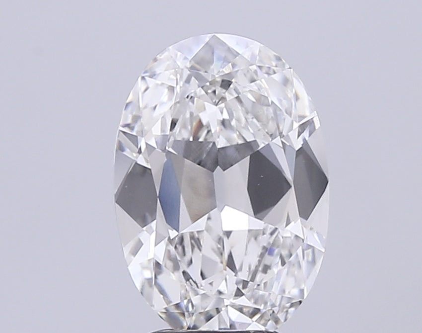 4.0ct Oldmine Oval Lab-Grown Diamond — F VS1, IGI Certified