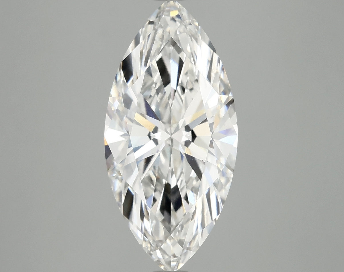 3.8ct Marquise, F VS1 — IGI