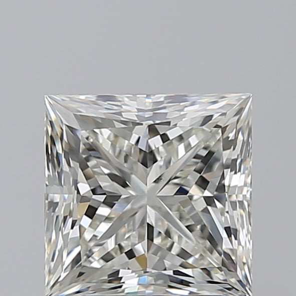 3.02ct Princess Natural Diamond — J VS2, GIA Certified