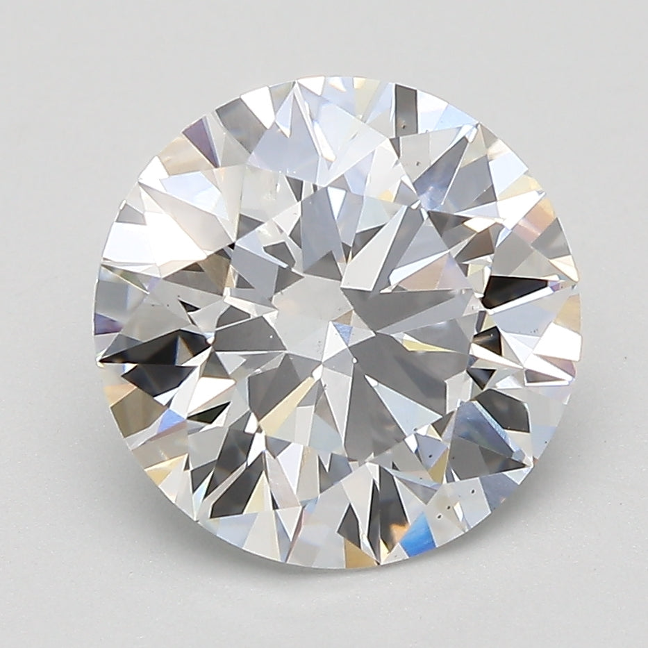 3.42ct Round, D VS2 — IGI