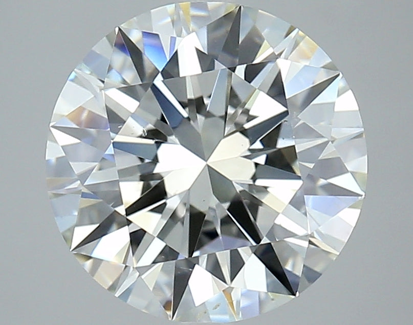 4.31ct Round, J SI1 — GIA
