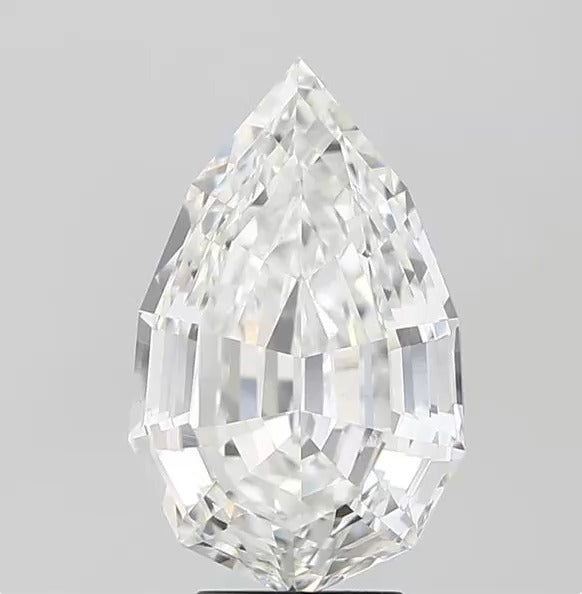 2.01ct Pear Step, D VVS2 — IGI