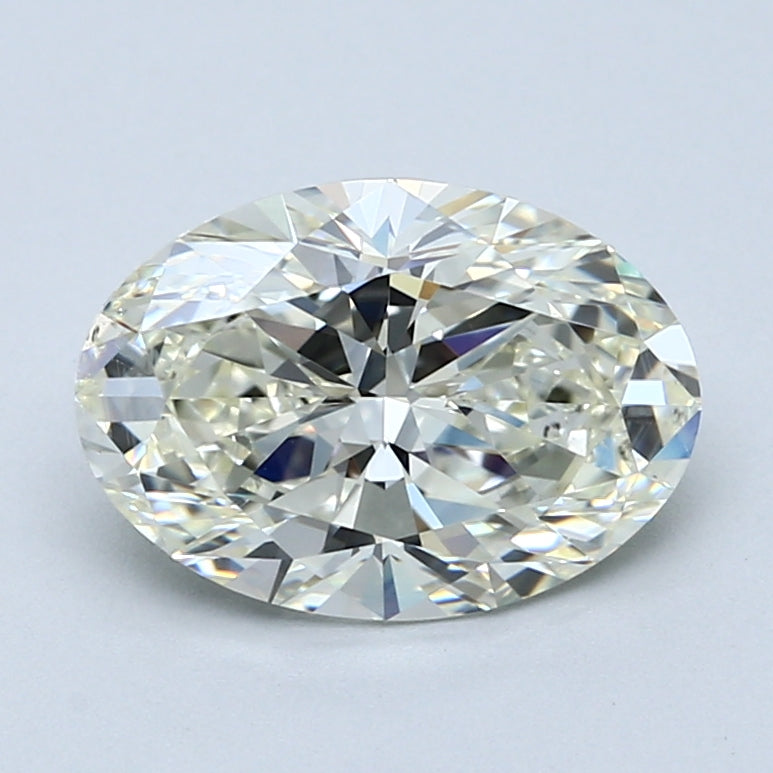 2.5ct Oval Natural Diamond — K SI1, GIA Certified
