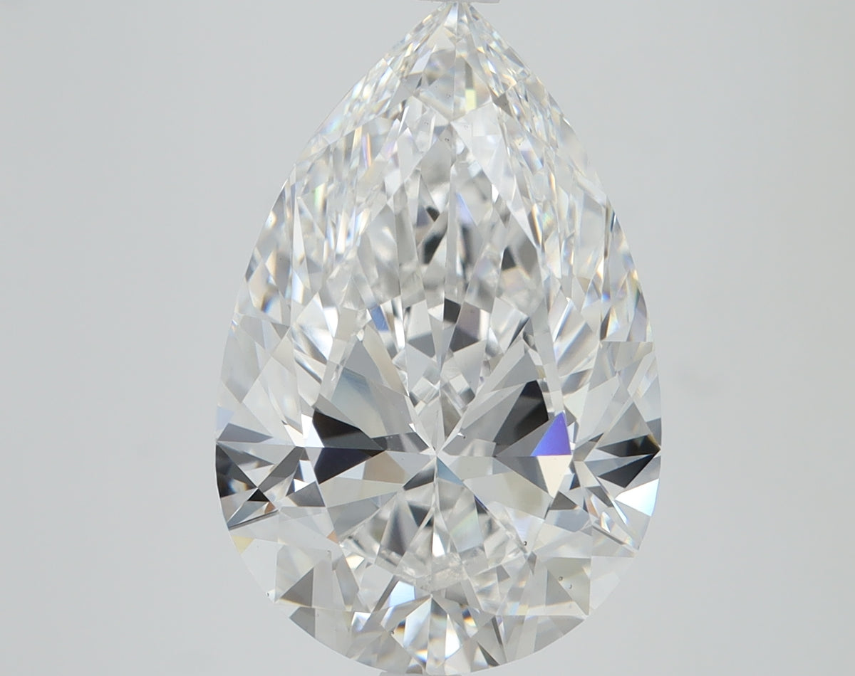 6.02ct Pear, E VS1 — IGI