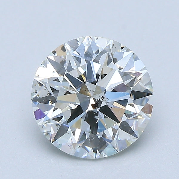 2.01ct Round, F SI2 — GIA
