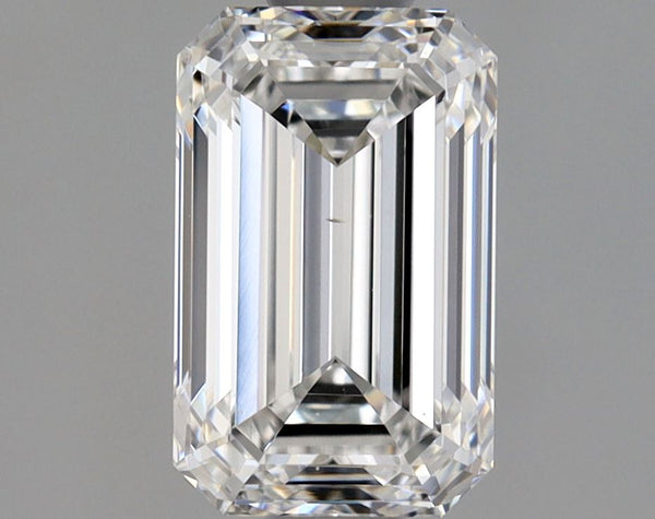 1.01ct EMERALD, F VS2 — GIA