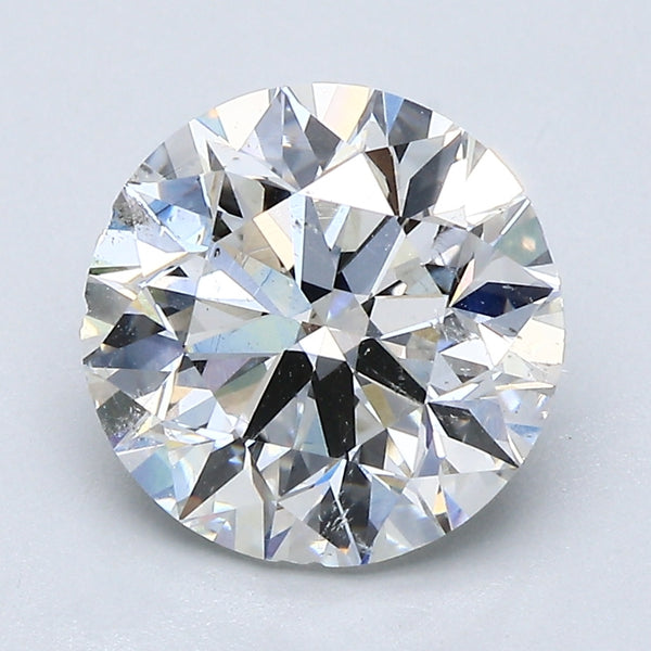 3.01ct Round, G SI2 — GIA