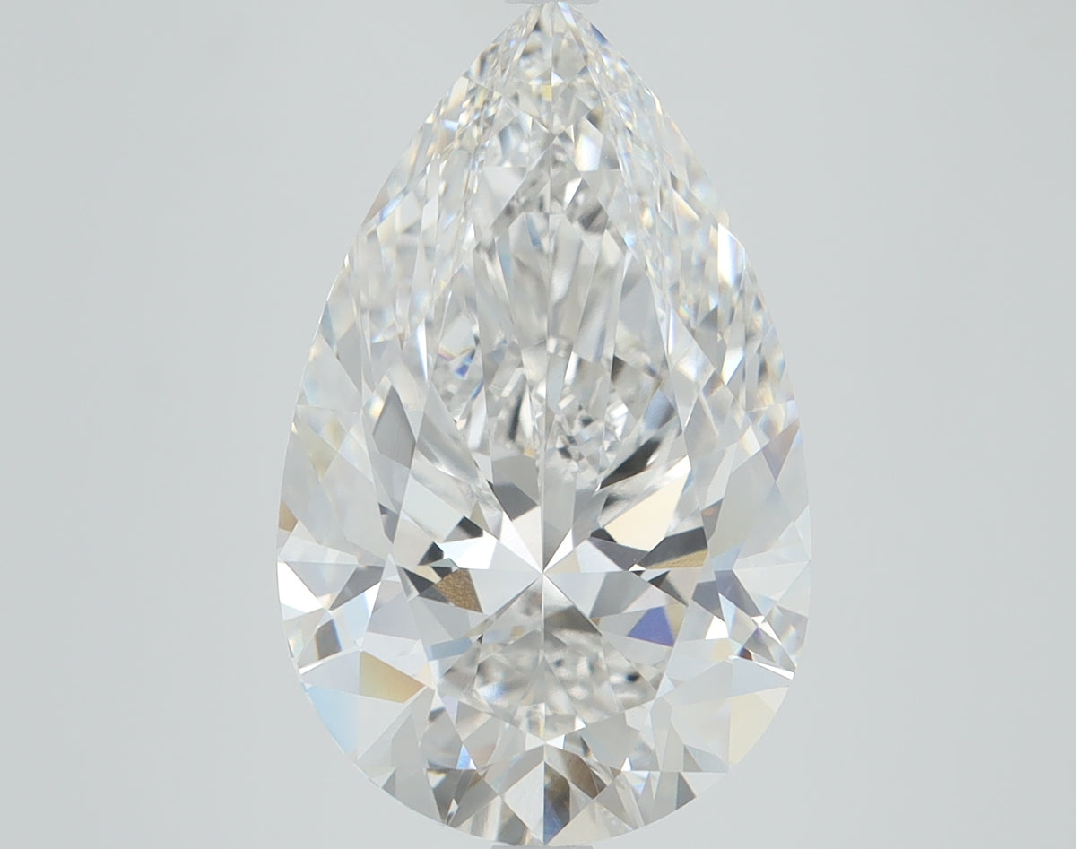 6.02ct Pear, F VVS1 — IGI