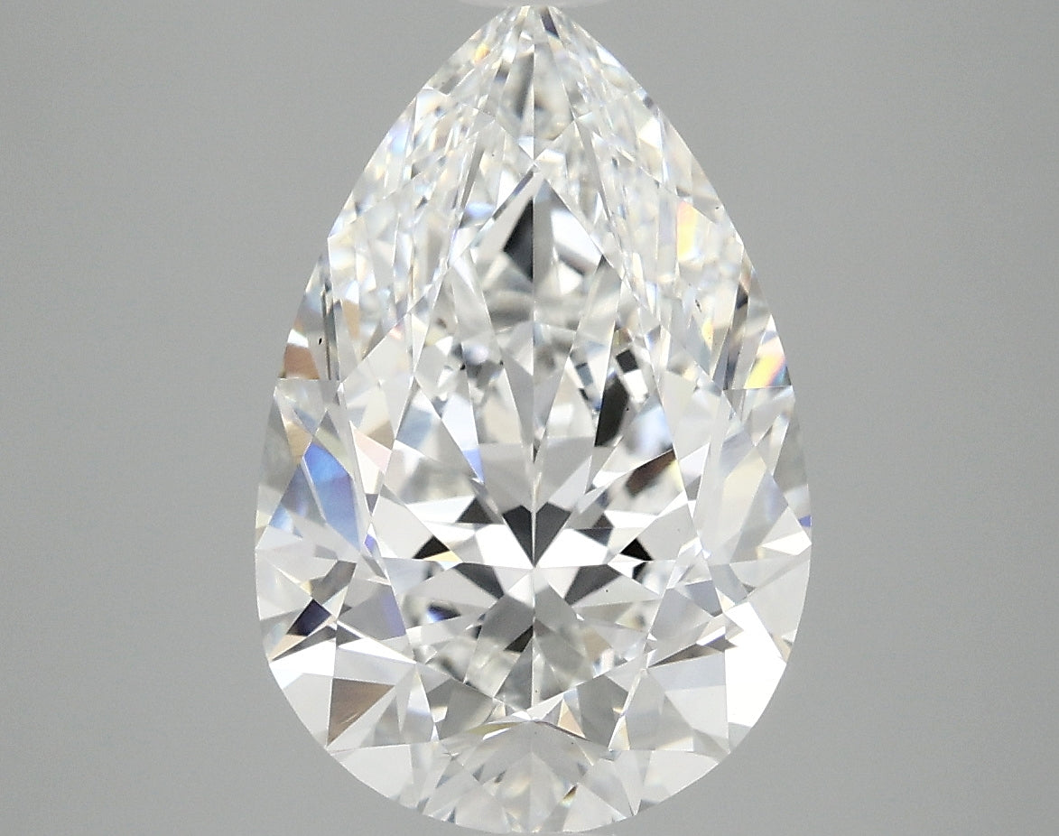 4.56ct Pear, E VS1 — IGI