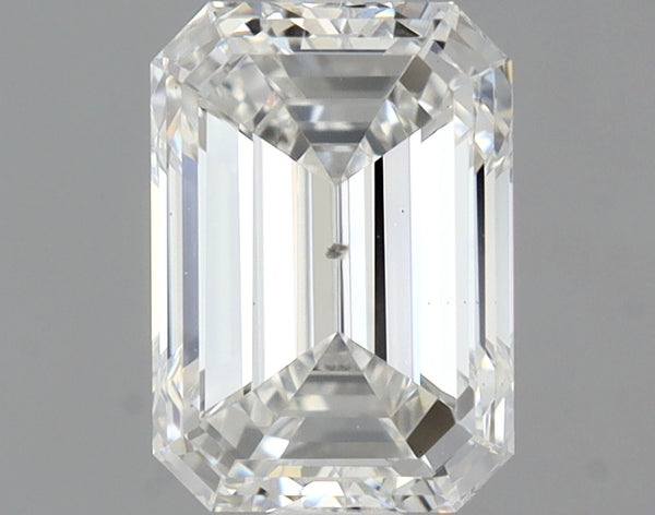 1.0ct EMERALD, F SI1 — GIA