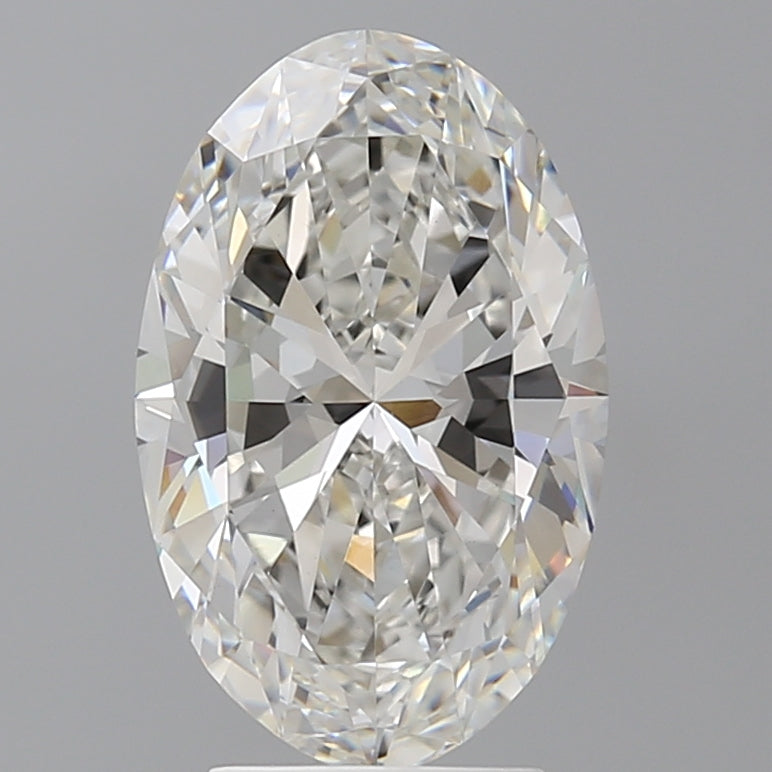 3.53ct Oval Lab-Grown Diamond — F VVS2, IGI Certified