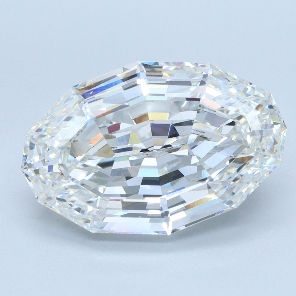6.07ct Step Oval, E VVS2 — IGI