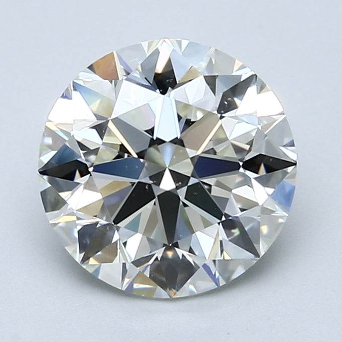 2.7ct Round Natural Diamond — J SI1, GIA Certified