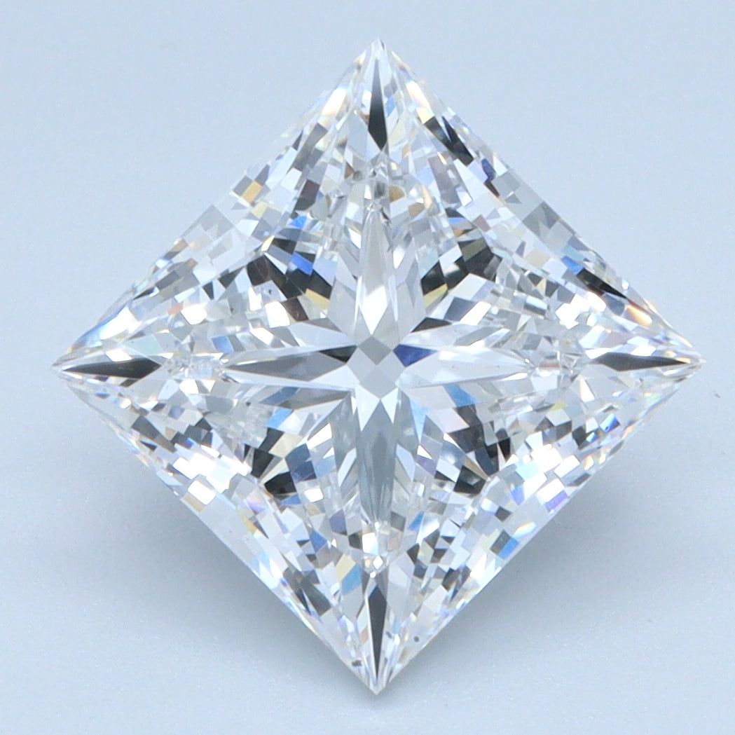 3.52ct Princess, D VS2 — IGI
