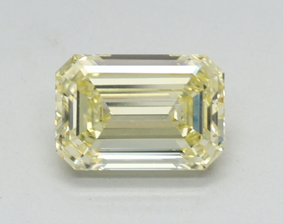1.10ct Emerald Fancy Intense Yellow Lab-Grown Diamond — VS1 | IGI