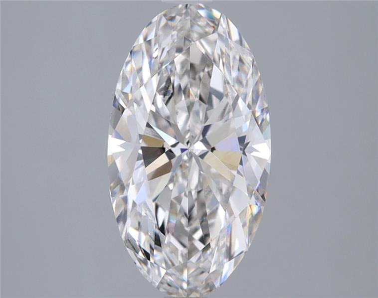 2.06ct Moval, F VS1 — IGI
