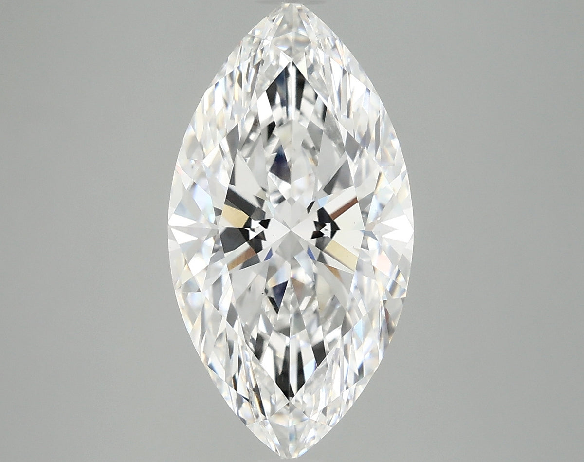 3.95ct Marquise, D VS1 — IGI