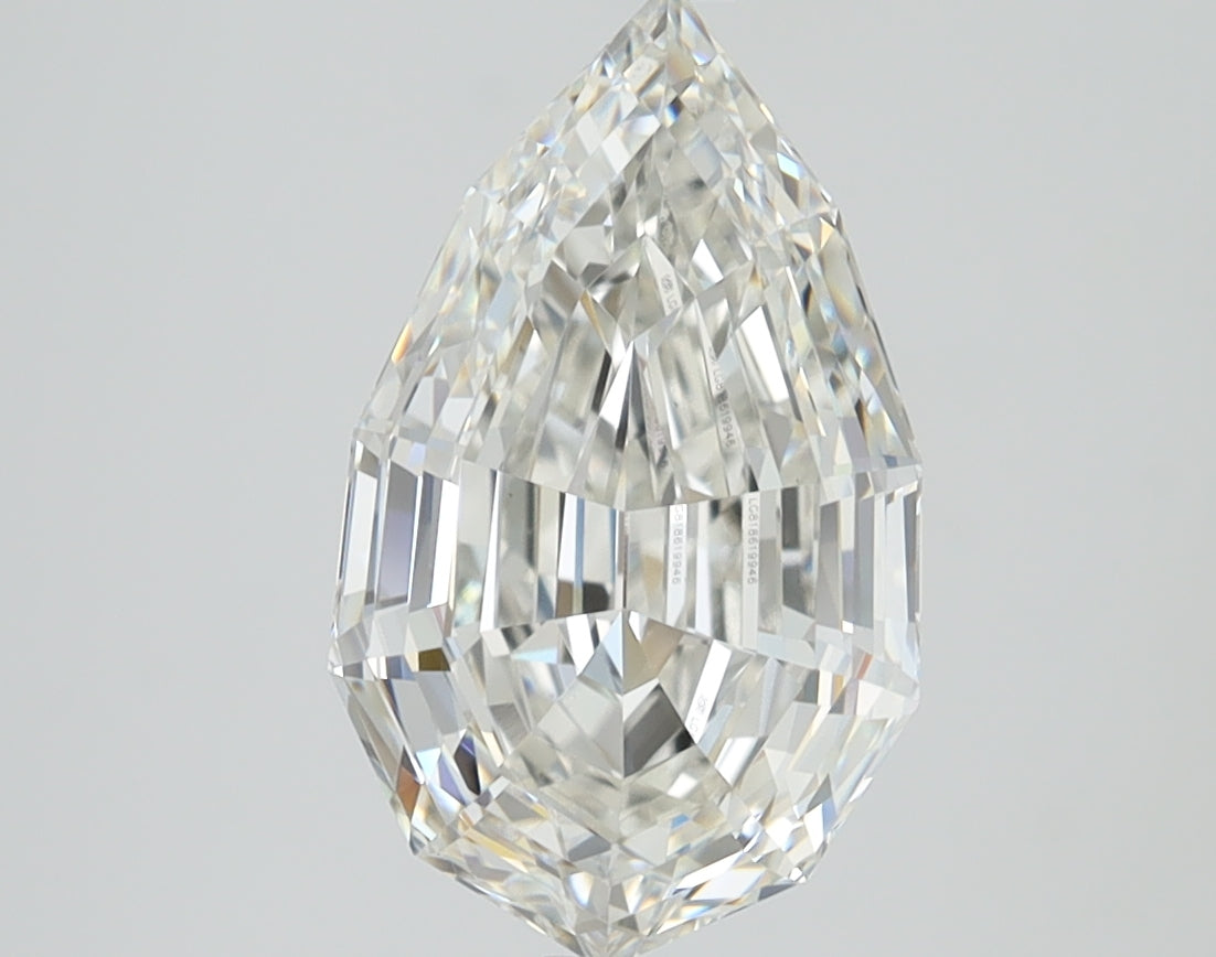 2.91ct Pear Step, F VS1 — IGI