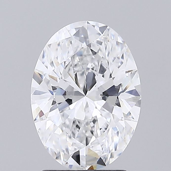 1.95ct Oval, D VS1 — IGI