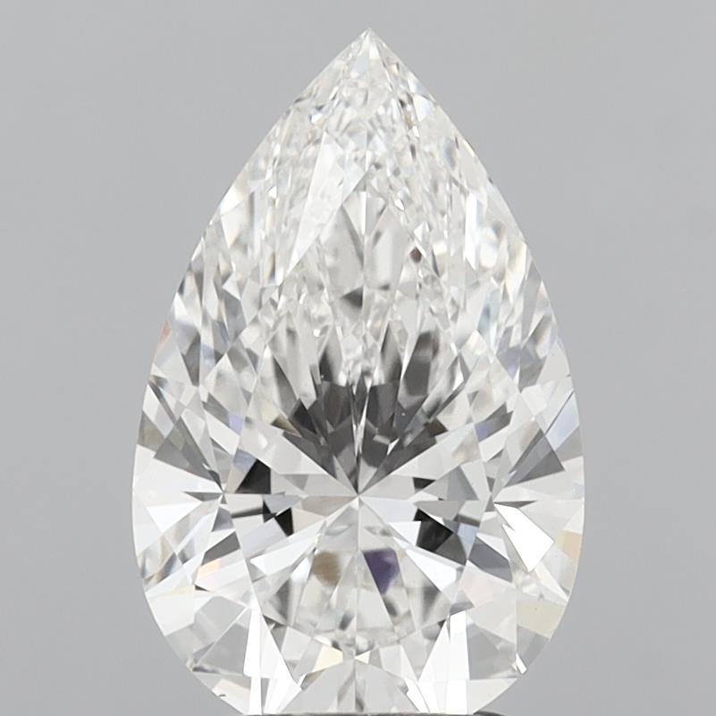 3.08ct Pear Lab-Grown Diamond — F VS1, IGI Certified