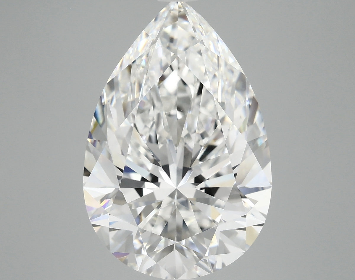 6.34ct Pear Lab-Grown Diamond — E VVS2, IGI Certified
