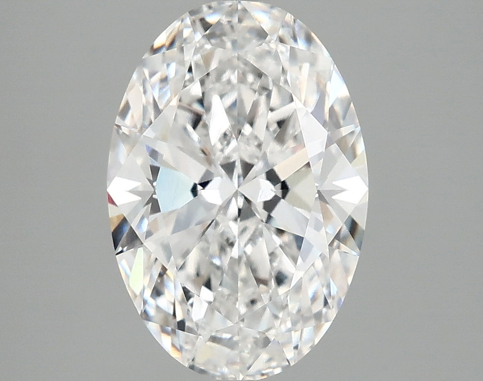 2.98ct Oval Lab-Grown Diamond — D VVS2, IGI Certified