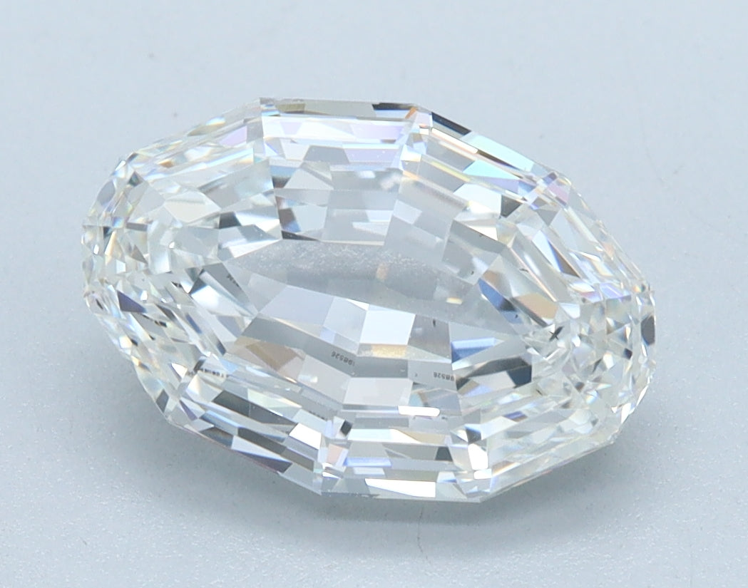 2.37ct Oval Step Cut, E VS2 — IGI