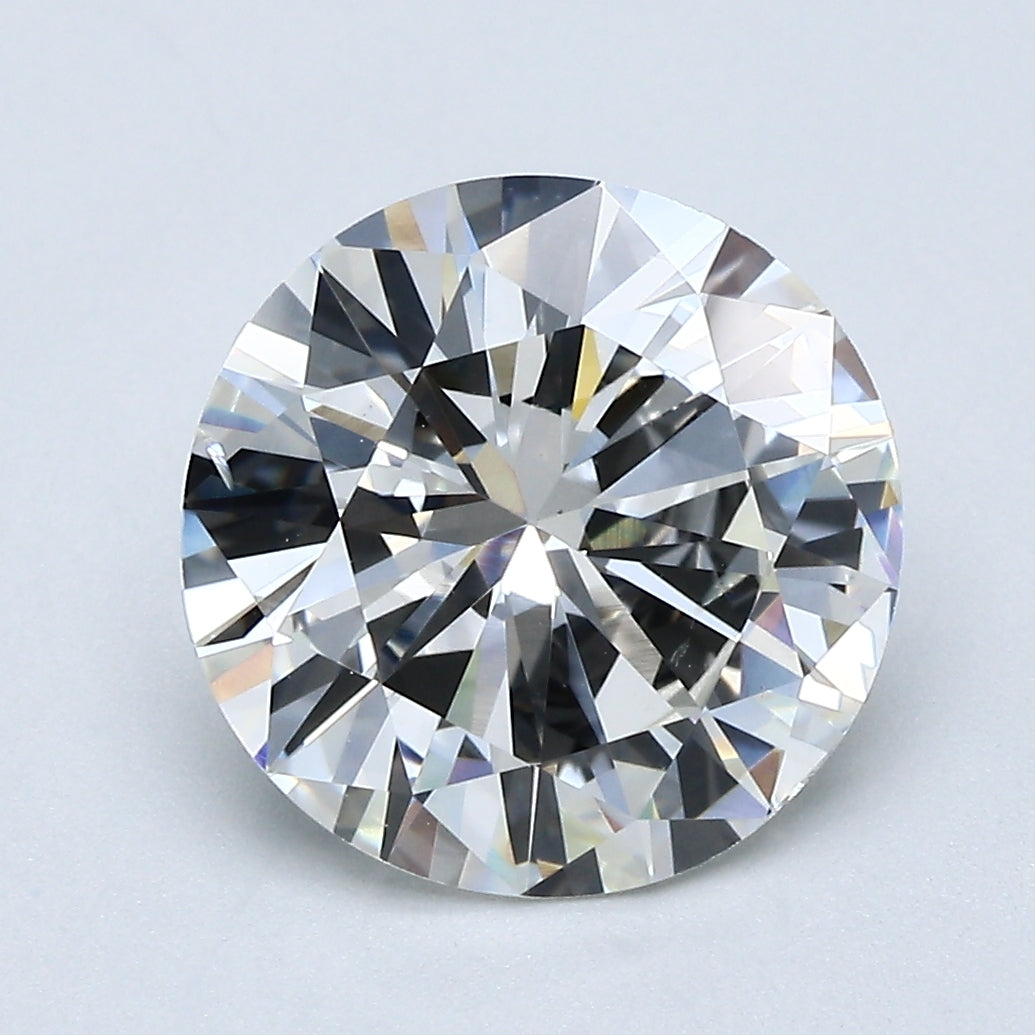 3.37ct Round Natural Diamond — H SI1, GIA Certified