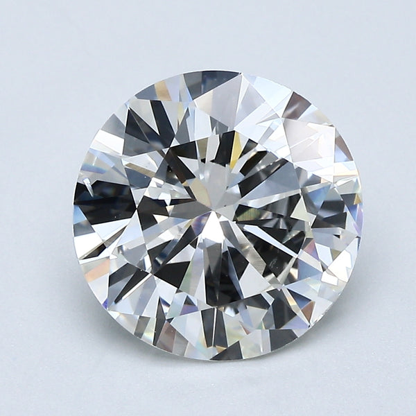 3.37ct Round Natural Diamond — H SI1, GIA Certified