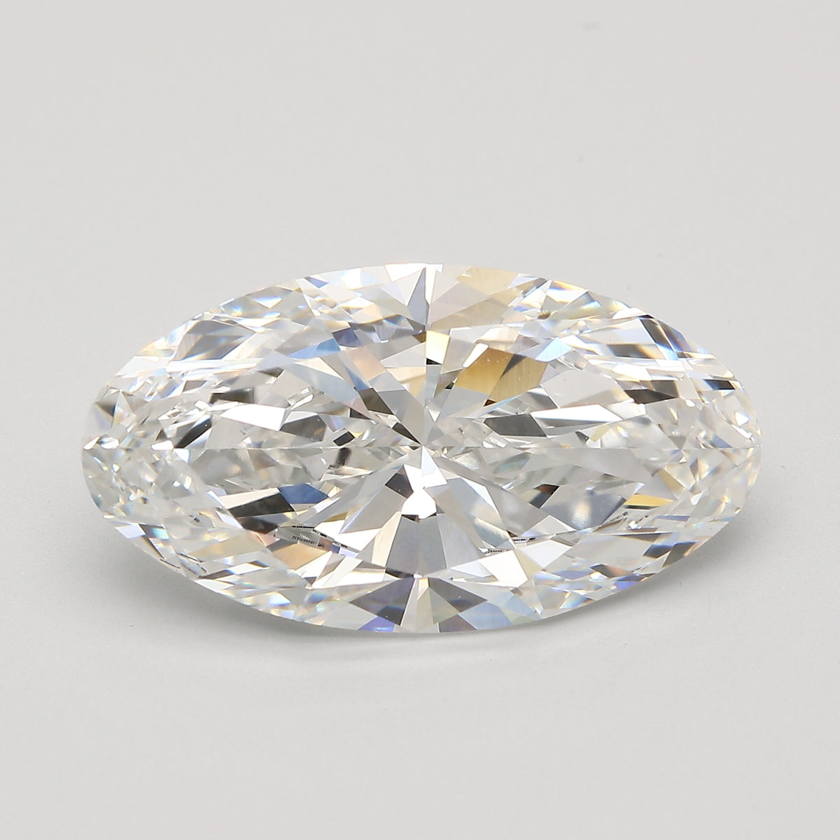 8.03ct Moval Lab-Grown Diamond — E VVS2, IGI Certified