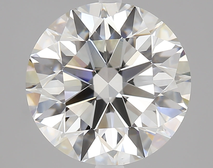3.4ct Round Natural Diamond — H VS2, GIA Certified