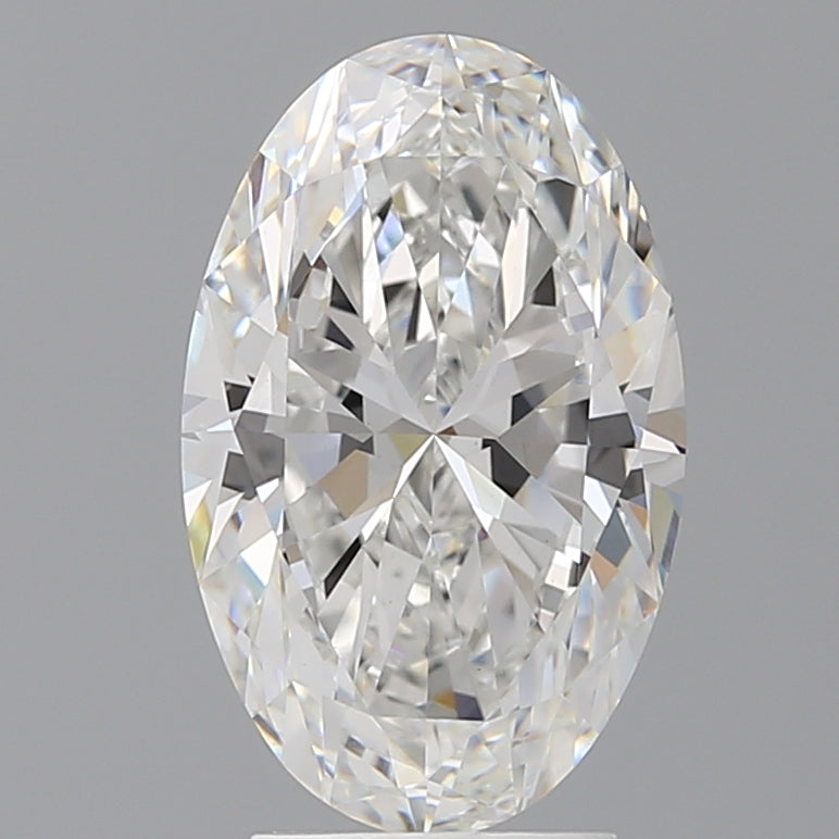 3.55ct Oval Lab-Grown Diamond — F VVS2, IGI Certified
