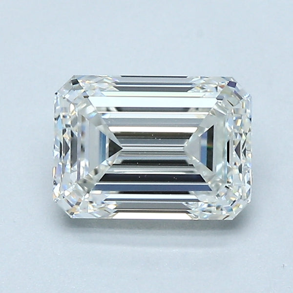 1.41ct EMERALD, H IF — GIA
