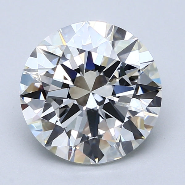 3.01ct Round, G VS2 — GIA