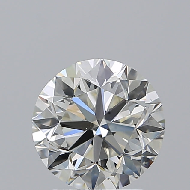 2.0ct Round, J VS2 — GIA