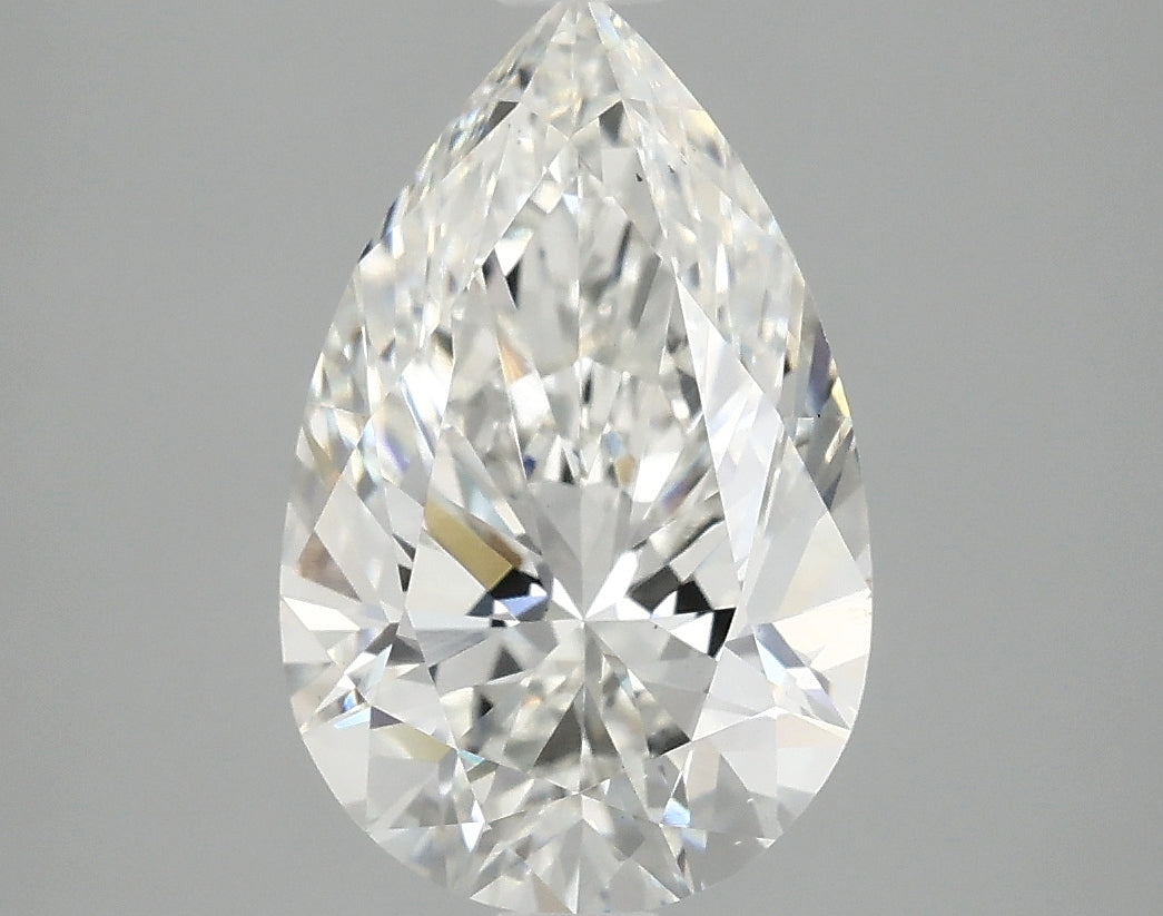 2.97ct Pear Lab-Grown Diamond — F VS2, IGI Certified
