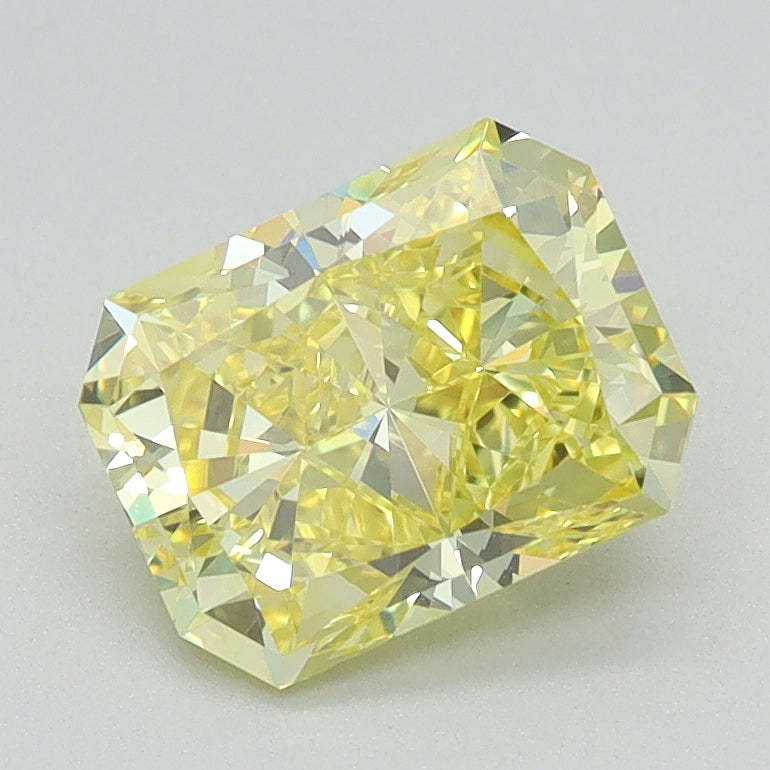 1.50ct Radiant Fancy Intense Yellow Lab-Grown Diamond — VS1 | IGI