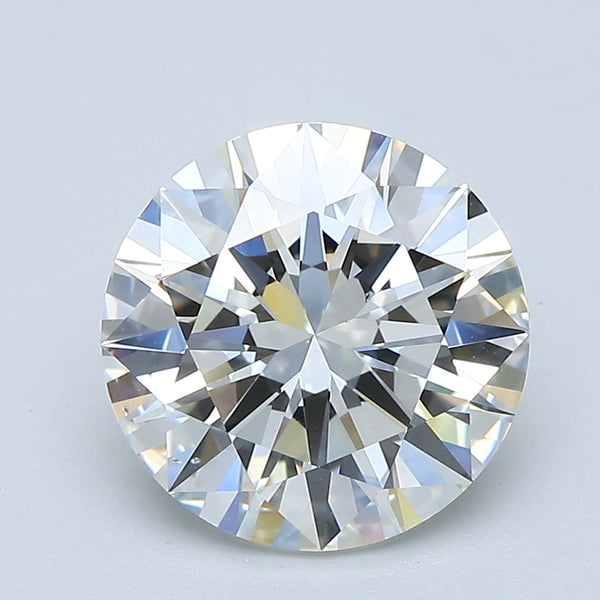 3.02ct Round Natural Diamond — H VS2, GIA Certified