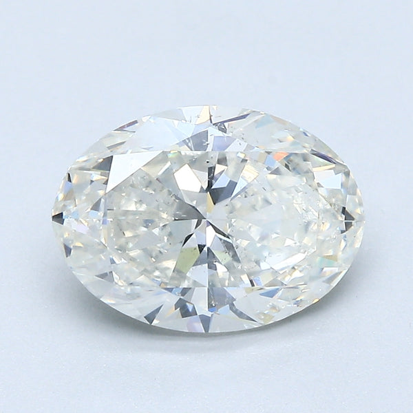 2.5ct Oval Natural Diamond — I SI2, GIA Certified