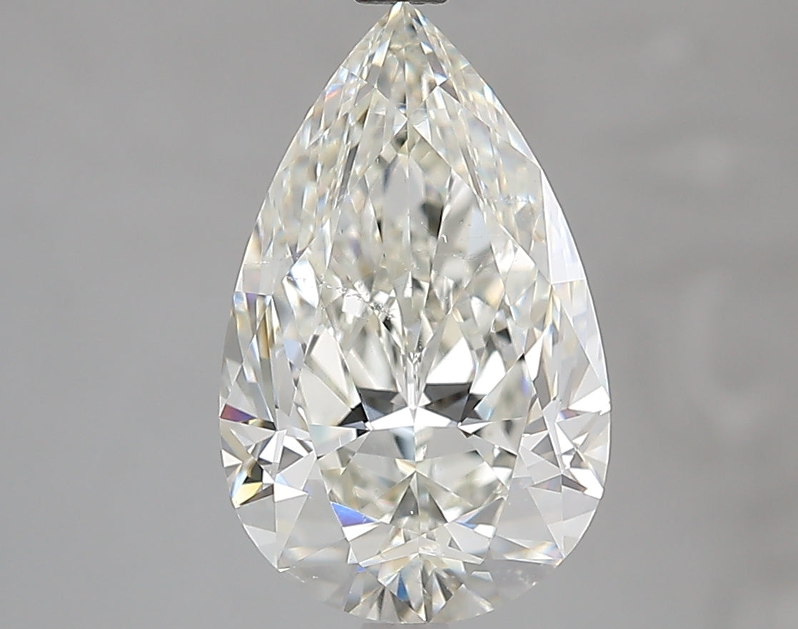 3.02ct Pear Natural Diamond — J SI2, GIA Certified