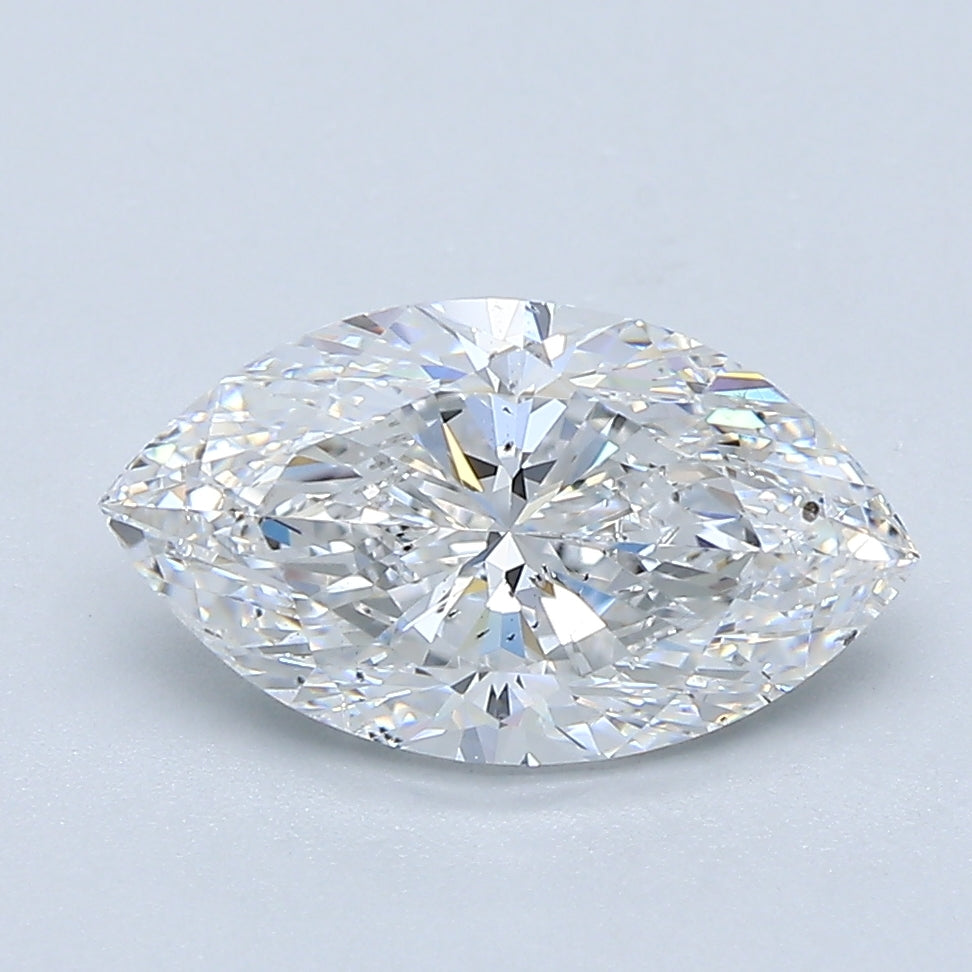 2.01ct Marquise Natural Diamond — E SI2, GIA Certified