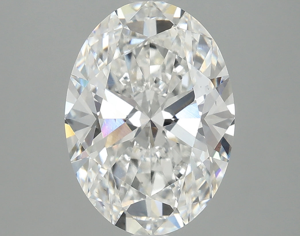 3.72ct Oval, F VS2 — IGI