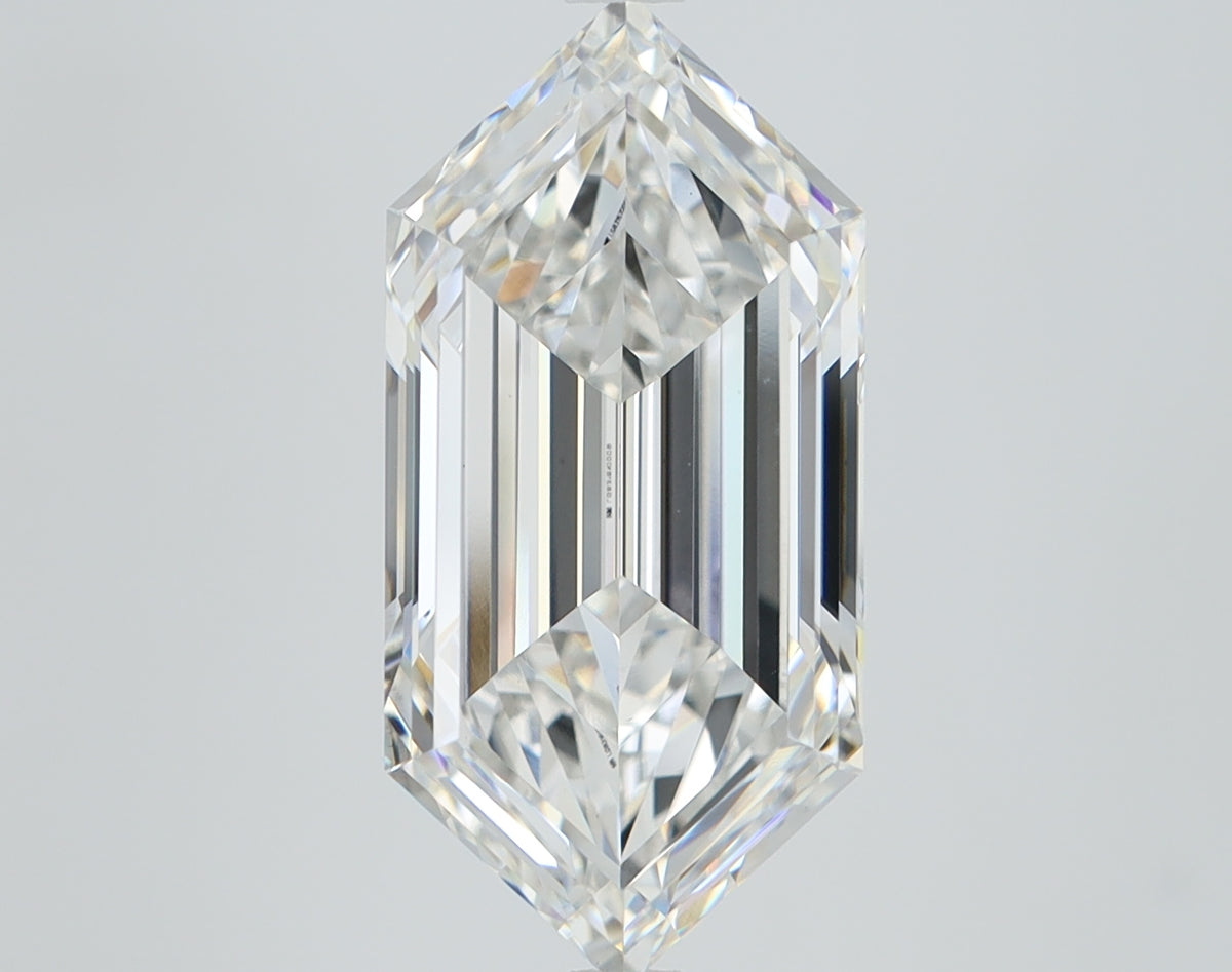 4.57ct Hexagonal Step Lab-Grown Diamond — E VS1, IGI Certified