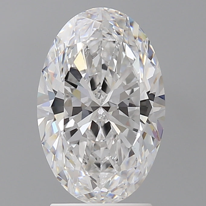 2.6ct Oval Lab-Grown Diamond — D VS1, IGI Certified